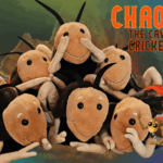 The hard-shelled version of this cute creature, Chaos the Cave Cricket, can be found inside the cave all seasons. This softer version makes its home in our gift shop! He is available for adoption.